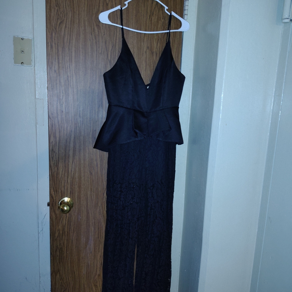 Elegant Black Lace Jumpsuit